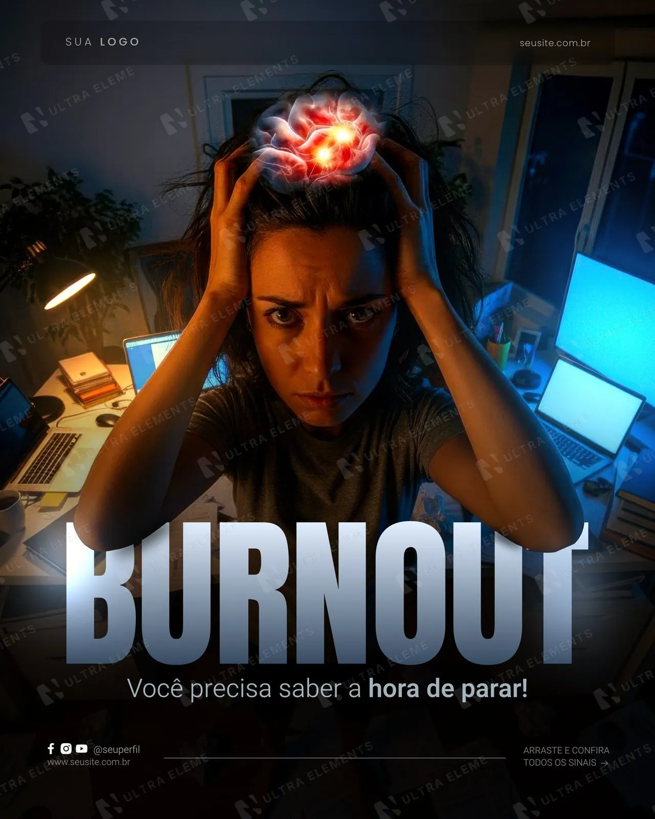 Post saúde mental: Burnout, a hora de parar (feed)