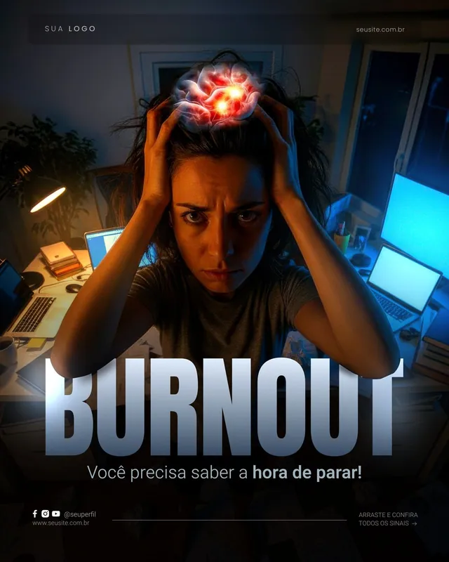 Post saúde mental: Burnout, a hora de parar (feed)