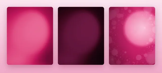 Fundos de estúdio magenta com spot de luz: claro, vinho e com bokeh (feed, quadrado e story)