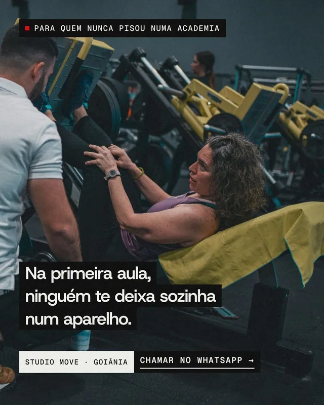 Anúncio nativo lo-fi para Meta Ads com foto de celular e legenda queimada de bastidor (feed + story)