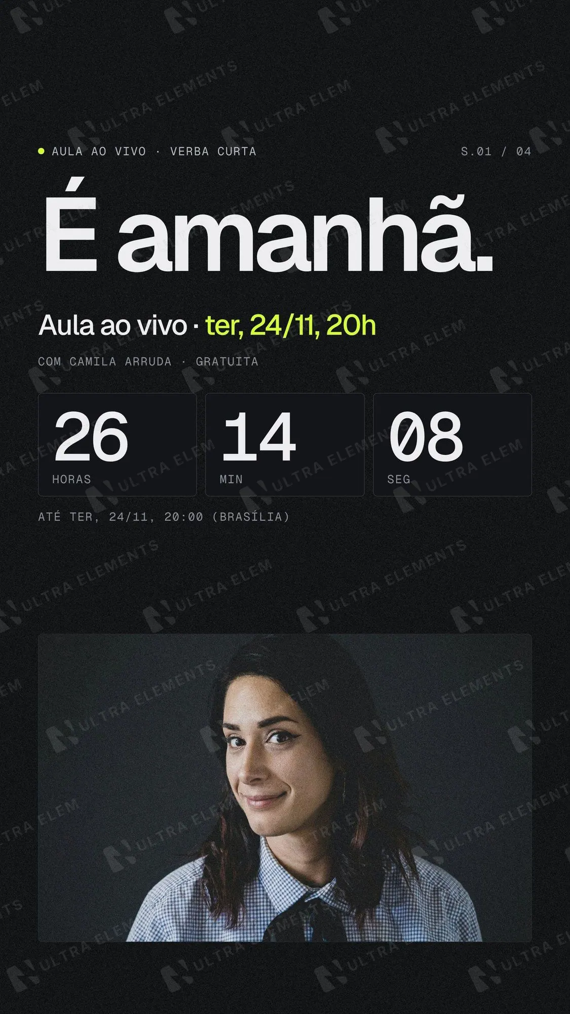 Story Black Friday: É amanhã, aula ao vivo com contador e foto — imagem 1 de 3