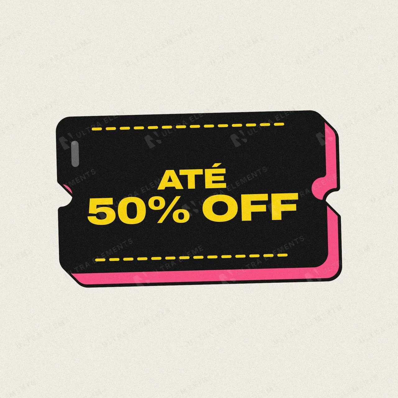 Selo 3D Até 50% Off: cupom — imagem 1 de 4