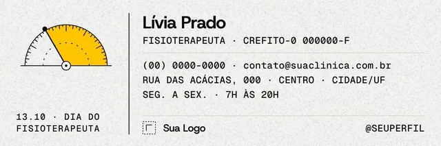 Assinatura de e-mail 600×200 Dia do Fisioterapeuta e do TO: goniômetro e CREFITO