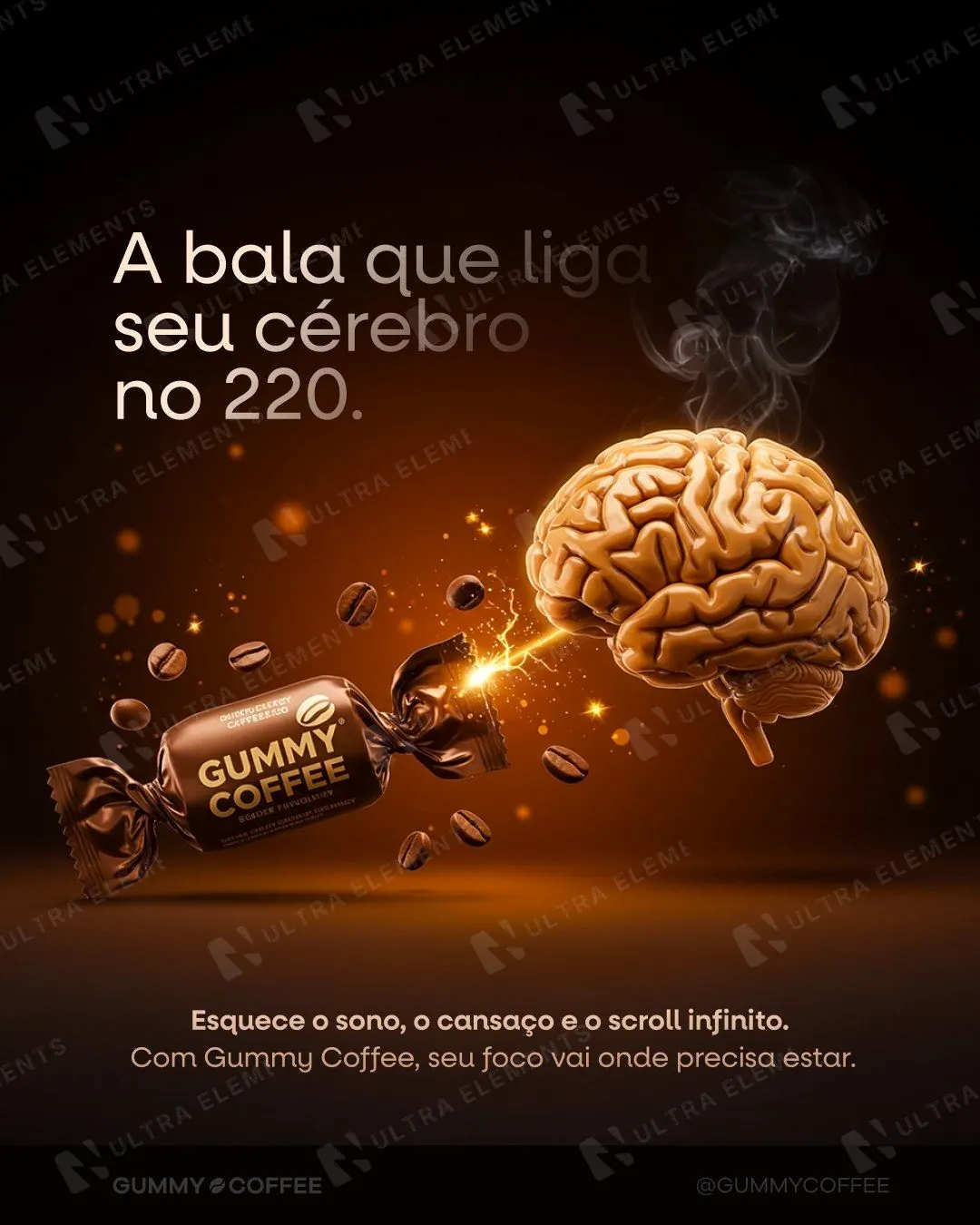 Post bala de café energética: a bala que liga o cérebro no 220 (feed)